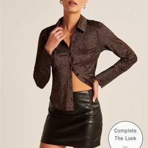 Sparkly Abercrombie and Fitch blouse